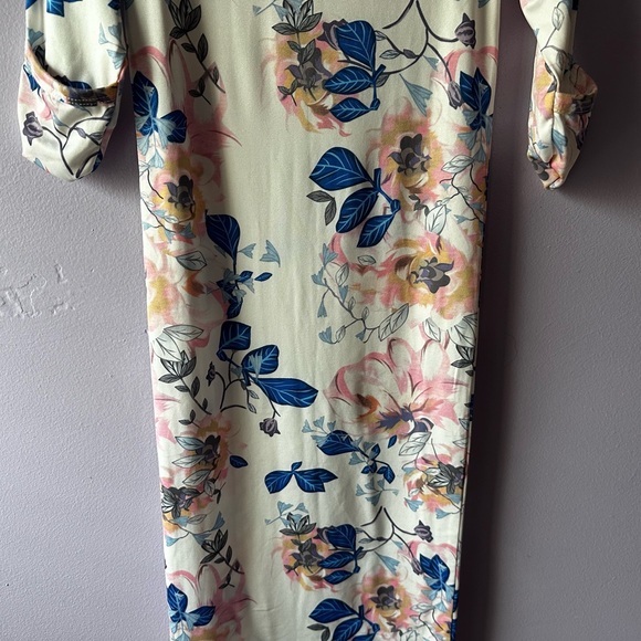To Sleep Bear White Floral Sleeper Nightgown - Picture 4 of 8